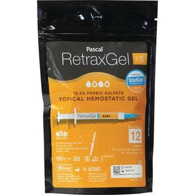 Retrax Gel FS Hemostatic Gel, 15.5% Ferric Sulfate, 0.75 g Pre-Filled Syringes, Pro Pack, 12/Pk, 15-740 thumbnail 13