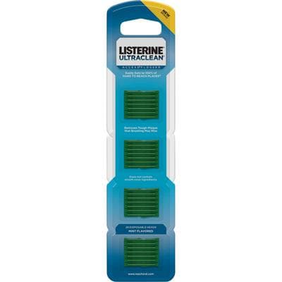 Listerine Ultraclean Access Disposable Snap-On Flosser Head Refills, Mint, 28/Pack, 523521200 thumbnail 4