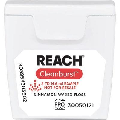 Reach CleanBurst Waxed Dental Floss, Cinnamon, 5 yd Patient Size, 144/Case, 211896600 thumbnail 11
