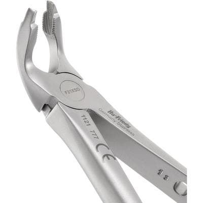 Hu-Friedy Atraumair Diamond-Dusted Extraction Forceps #217, Serrated, for Upper/Lower First and Second Molars thumbnail 3