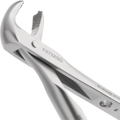 Atraumair Diamond-Dusted Extraction Forceps, #73, Lower Molars, Serrated, Stainless Steel thumbnail 4