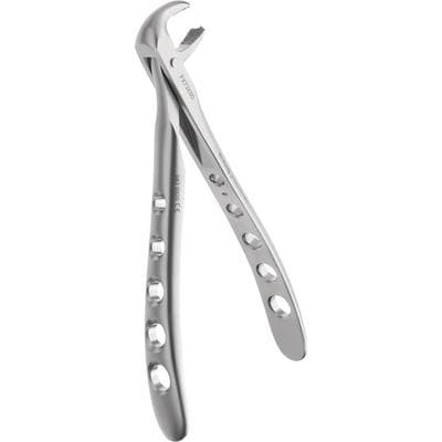Atraumair Diamond-Dusted Extraction Forceps, #73, Lower Molars, Serrated, Stainless Steel thumbnail 5