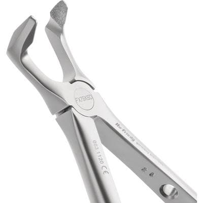 Hu-Friedy Atraumair #79 Diamond-Dusted Extraction Forceps, Lower Molars, Serrated, FX79XSD thumbnail 5