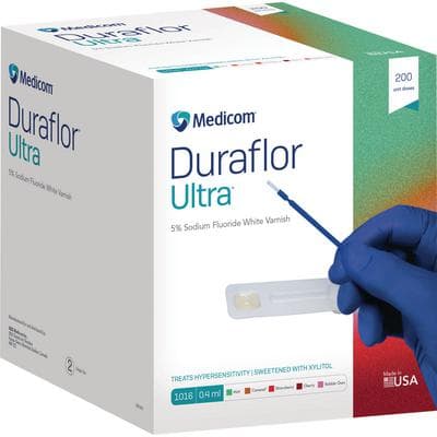 Duraflor Ultra 5% Sodium Fluoride White Varnish, 0.4 mL Unit Dose, Bubblegum, 200/Box, 1016-BG200 thumbnail 11