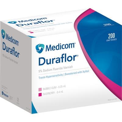 Duraflor 5% Sodium Fluoride White Varnish Unit Doses, 0.25 ml, Bubblegum, 200/Box, 1011-BG200 thumbnail 17
