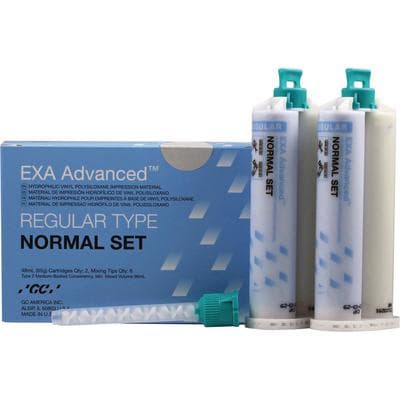 GC America EXA Advanced VPS Impression Material, Regular Body, Normal Set, 48 mL Cartridges, Value Pack 8/Pk, 138117 thumbnail 11