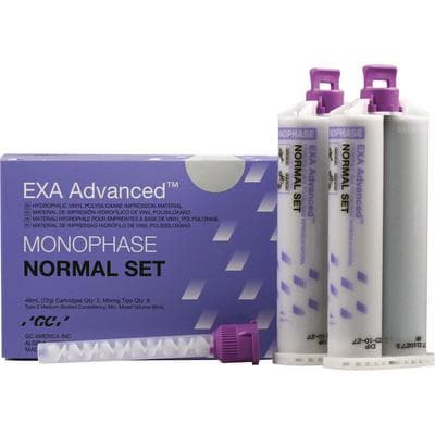 GC America EXA Advanced VPS Monophase Normal-Set Impression Material, 48 mL Cartridges, Purple, Value Pack 8/Pk, 138118 thumbnail 13