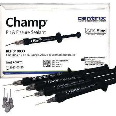 Champ Pit & Fissure Sealant Syringe Kit, 1.2 mL, 4/Pk, 310033 thumbnail 9