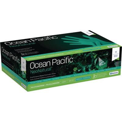 Ocean Pacific® NeoNatural™ Polychloroprene Exam Gloves, Powder Free, Latex Free, Non-Sterile, Chemo Rated, Large, Emerald Green, 100/Box, 1228-D thumbnail 12