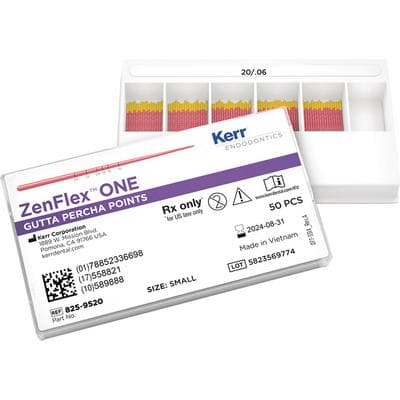 ZenFlex ONE Gutta Percha Points, Small, Size 20/.06 Taper, Yellow, 50/Pk, 825-9520 thumbnail 9