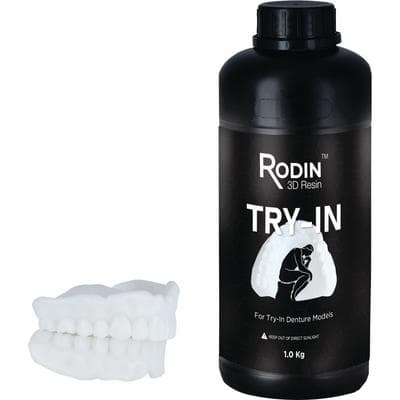 Rodin® Try-In 3D Resin, 1kg Bottle, Off-White, 3DR-TIF thumbnail 11