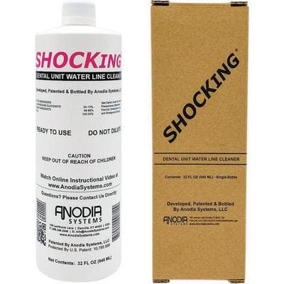 Shocking® Dental Unit Waterline Cleaner, 32 oz Bottle, Chlorhexidine Gluconate 0.12%, Ready-To-Use Liquid thumbnail 4