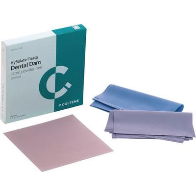 HySolate Fiesta Latex Dental Dam, Heavy, 6" x 6", Assorted Colors, Fruit Scented, Powder-Free, 36/Pk, 60034438 thumbnail 11
