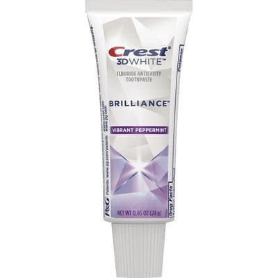 Crest 3D White Brilliance Toothpaste, Vibrant Peppermint, 0.85 oz Tube, 72/Case, 80717080 thumbnail 11