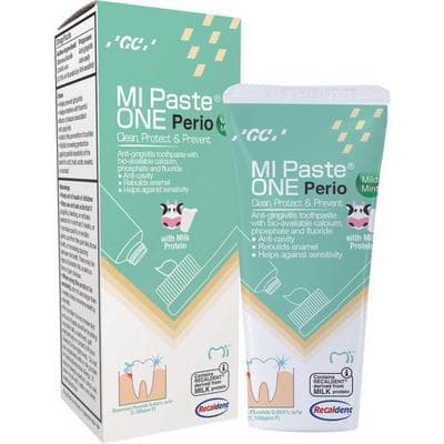 GC America MI Paste ONE Perio Anti-Gingivitis Remineralizing Toothpaste, Mild Mint, 42 g Tube, 10/Box, 437300 thumbnail 12