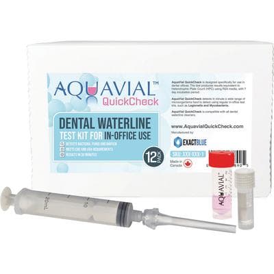 AquaVial QuickCheck 30 Minute Results Dental Waterline Test Kit, In-Office Use, Box of 3 thumbnail 4