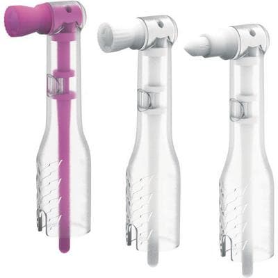 Oscillating AntiSplatr™ Mini Disposable Prophy Angle, Tapered Brush Cup, Latex-Free, 100/Box, ASMB-100 thumbnail 9
