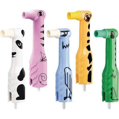 FUNimal™ Pedo Disposable Prophy Angle, Regular Soft Cup, Assorted Animal Designs, Latex-Free, 100/Box, 167-100R thumbnail 16