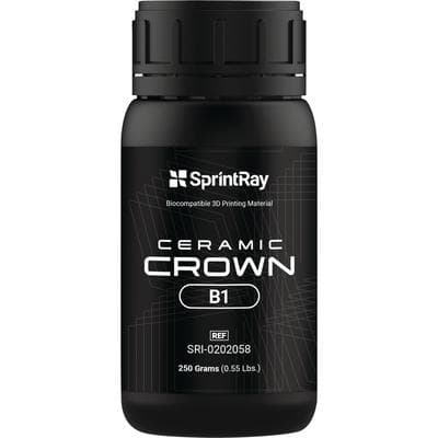 SprintRay Ceramic Crown Resin, Shade B1, 250 g Bottle thumbnail 9
