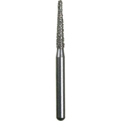 Spring Health Products #771.8 Coarse Round End Taper Diamond Bur, Friction Grip, 1.4mm Diameter, 25/Pack, 856-014 thumbnail 4