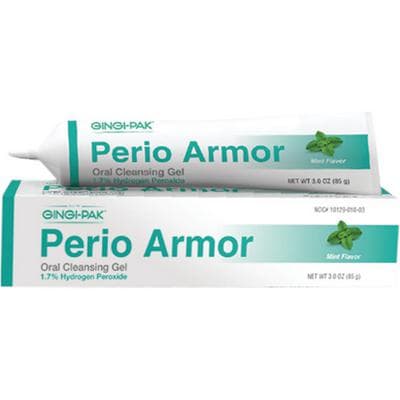 Perio Armor 1.7% Hydrogen Peroxide Oral Cleansing Gel, Mint, 3 oz Tube, 6/Pack, 93101 thumbnail 7