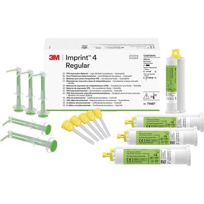 3M Imprint 4 VPS Impression Material, Regular Body, Regular Set, Refill, 4 x 50 ml Cartridges, 71487 thumbnail 16