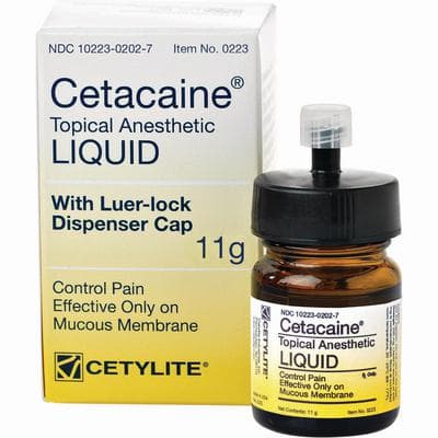 Cetacaine Topical Anesthetic Liquid, 11 g Bottle, 0223 thumbnail 14