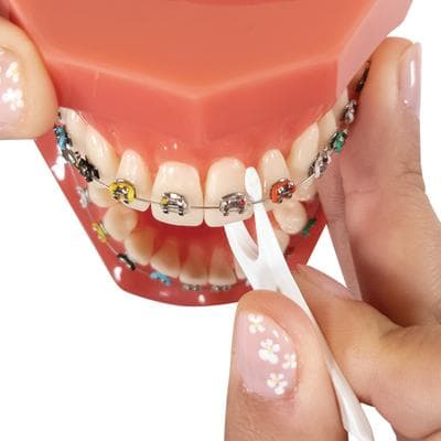 Platypus Orthodontic Flossers, No Threader Required, with Interdental Pick, 30/Bag, T130 thumbnail 19