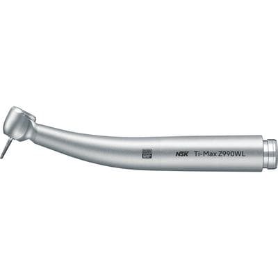 NSK Ti-Max Z990WL High Speed Air Turbine Handpiece, Standard Head, W&H RQ Type Backend, Push-Button Autochuck, Cellular Glass Optic, Quadruple Spray, Titanium, Z990WL thumbnail 5
