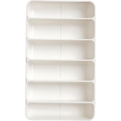 Zirc Drawer Organizer, White, 11.5" x 6.6" x 2", 1 Large/2 Medium/4 Small Dividers, 20Z210A thumbnail 6