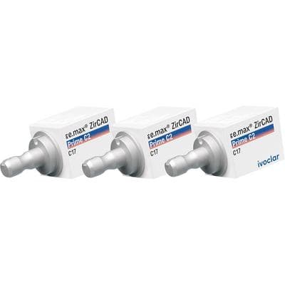 IPS e.max ZirCAD Prime CAD/CAM Zirconia Block, Size C17, Shade C2, 3/Pkg thumbnail 6