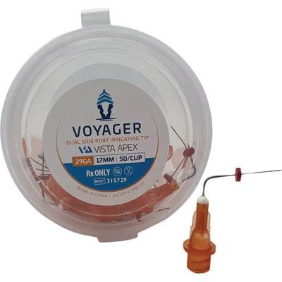 Vista Apex VIP Voyager Irrigating Precision Tips, Dual Side Port, 29 Gauge, 17mm, Orange, 50/Pk, 315729 thumbnail 8