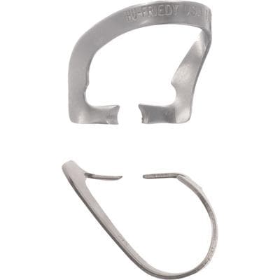Hu-Friedy #106L Rubber Dam Clamp, Wingless, Satin Steel, Anterior, 1/Pk thumbnail 6