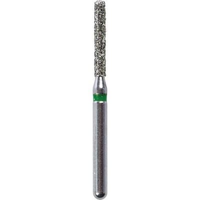 SimpliCut Single-Use Sterile Diamond Bur, Cylinder Rounded Shoulder, Coarse Grit, Friction Grip, 25/Pkg, C837KR-012-D thumbnail 6