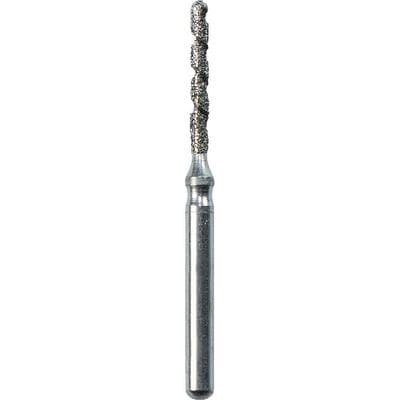 SimpliCut Sterile Single-Use Diamond Bur, Round End Cylinder, Spiral, Medium Grit, Friction Grip, KS1-T-D, 25/Pkg thumbnail 6