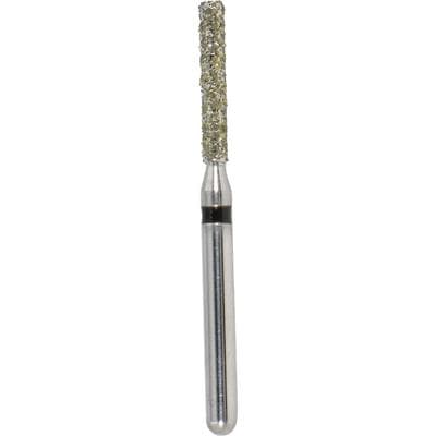 SimpliCut Sterile Single-Use Diamond Bur, Flat End Cylinder, Super Coarse, Friction Grip, 837-012, 25/Pk, SC837-012-D thumbnail 6