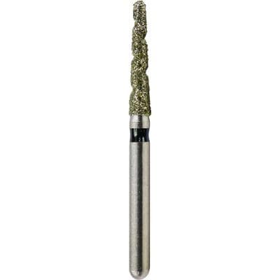 SimpliCut Sterile Single-Use Diamond Bur, Round End Taper Spiral, Super Coarse, Friction Grip, #SC856-T-016-D, 25/Pkg thumbnail 7
