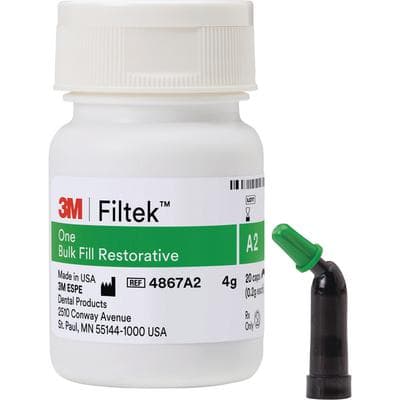 3M Filtek One Bulk Fill Restorative Capsules, A2, 0.2 g, 20/Pk, 4867A2 thumbnail 20