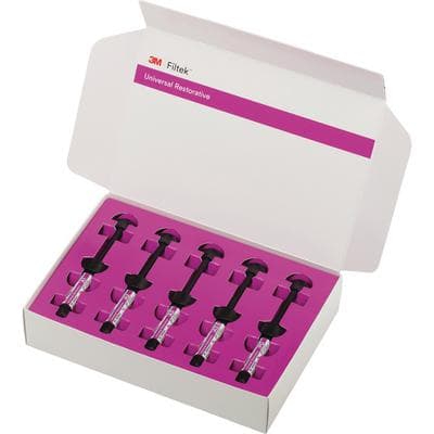 Filtek Universal Restorative Essentials Syringe Kit, Shades A1, A2, A3, A3.5, PO, 5 x 4 g Syringes, 6555-SK thumbnail 13