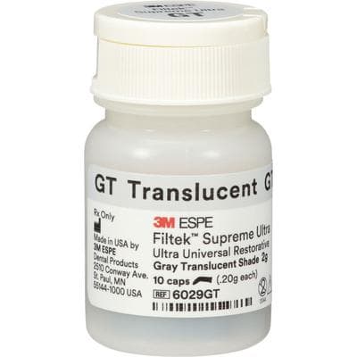 Filtek Supreme Ultra Universal Restorative Capsules, 0.2 g, Gray Translucent (GT), 10/Pk, 6029GT thumbnail 16