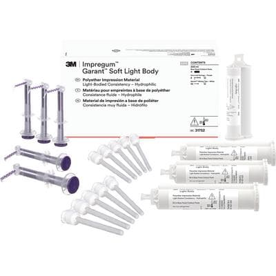 3M Impregum Garant Soft Light Body Polyether Impression Material Refill, 4 x 50 mL Cartridges, 31752 thumbnail 12