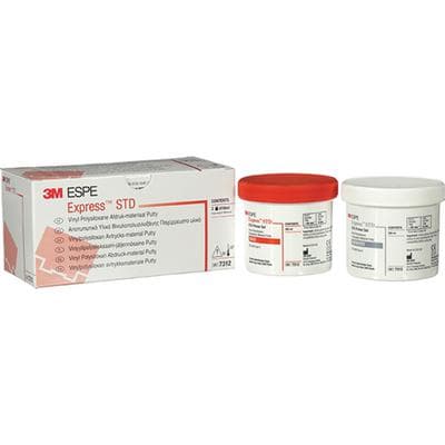 3M Express STD VPS Impression Material Putty, Regular Set, Heavy Body, 2 Jars (Base + Catalyst), 305 mL Each, 7312 thumbnail 15