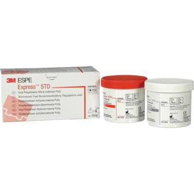 3M Express STD VPS Impression Material Putty, Regular Set, Heavy Body, 2 Jars (Base + Catalyst), 305 mL Each, 7312 thumbnail 17