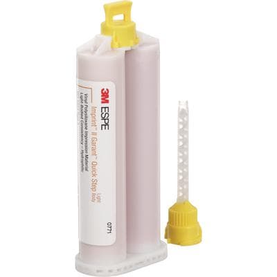 3M Imprint II Garant Quick Step Light Body VPS Impression Material Refill, Orange, 4 x 50 ml Cartridges with 20 Yellow Mixing Tips, 9578 thumbnail 8