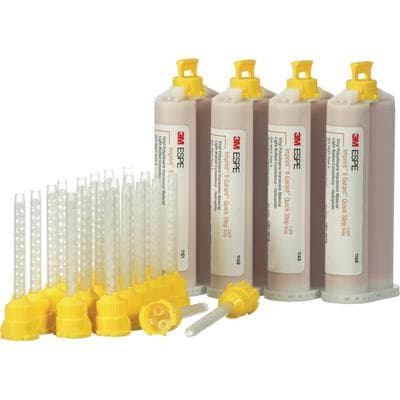 3M Imprint II Garant Quick Step Light Body VPS Impression Material Refill, Orange, 4 x 50 ml Cartridges with 20 Yellow Mixing Tips, 9578 thumbnail 9
