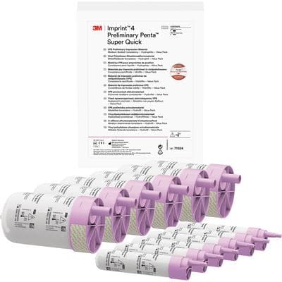 3M Imprint 4 Preliminary Penta Super Quick VPS Impression Material Value Refill, 6 x 300 mL Base Paste + 6 x 60 mL Catalyst, 71524 thumbnail 18