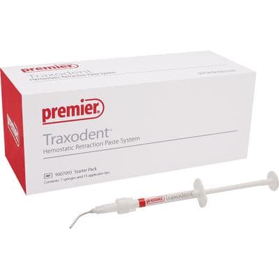 Traxodent Hemostatic Retraction Paste System, Starter Pack, 7 x 0.7g Syringes & 15 Bendable Tips, 15% Aluminum Chloride, 9007093 thumbnail 18