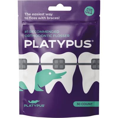 Platypus Orthodontic Flossers, No Threader Required, with Interdental Pick, 30/Bag, T130 thumbnail 21