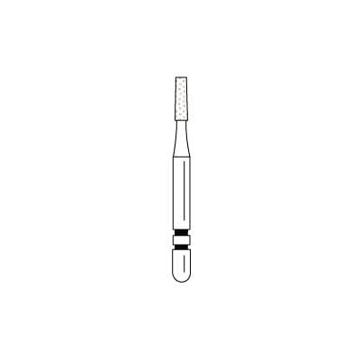 Two Striper® FG Operative Diamond Bur, #557, Medium Grit, Flat End Cylinder, Friction Grip, 1.0 mm Major/0.9 mm Minor Diameter, 3.9 mm Length, 50/Pkg, 2050557 thumbnail 7