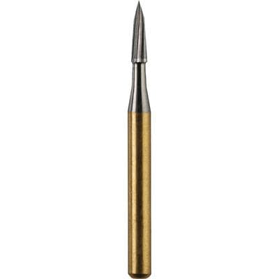 Kerr Trimming & Finishing Carbide Bur FG 7902, Needle Shape, 12 Flute, 1 mm Diameter, 3.4 mm Length, 100/Pk thumbnail 7